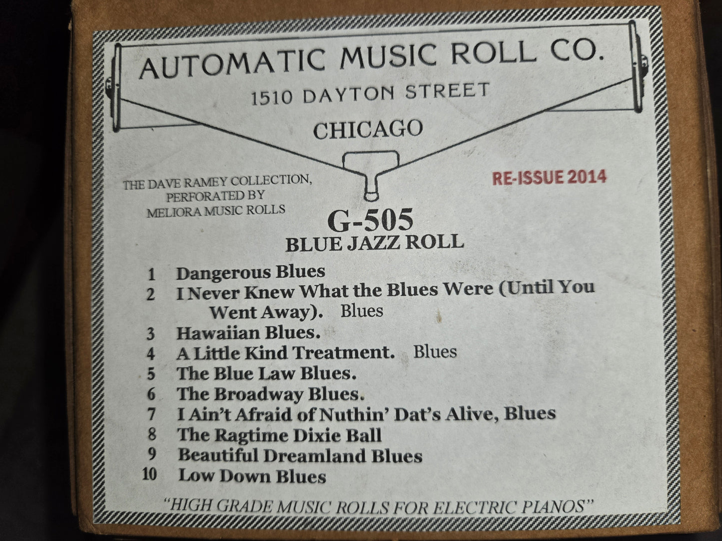 G-roll G-505 RECUT Nickelodeon Roll Blue Jazz Roll