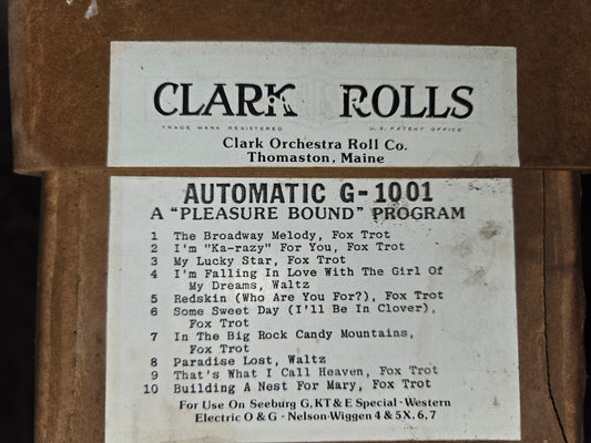 G-Roll G-1001 RECUT Nickelodeon Roll A Pleasure Bound Program