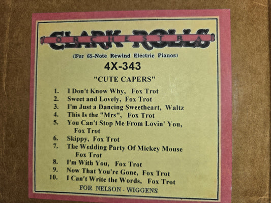 4X-Roll 4X-343 RECUT Nickelodeon Roll Cute Capers