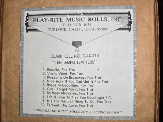 4X-Roll 4X-410 RECUT Nickelodeon Roll Ten Tempo Tempters