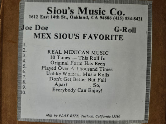 G-Roll G-MEX RECUT Nickelodeon Roll Mex Siou's Favorite