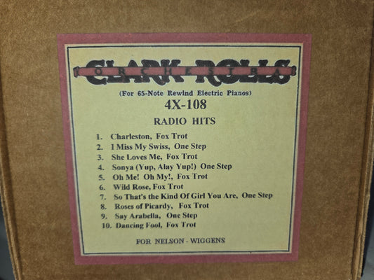4X-roll 4X-108 RECUT Nickelodeon Roll Radio Hits