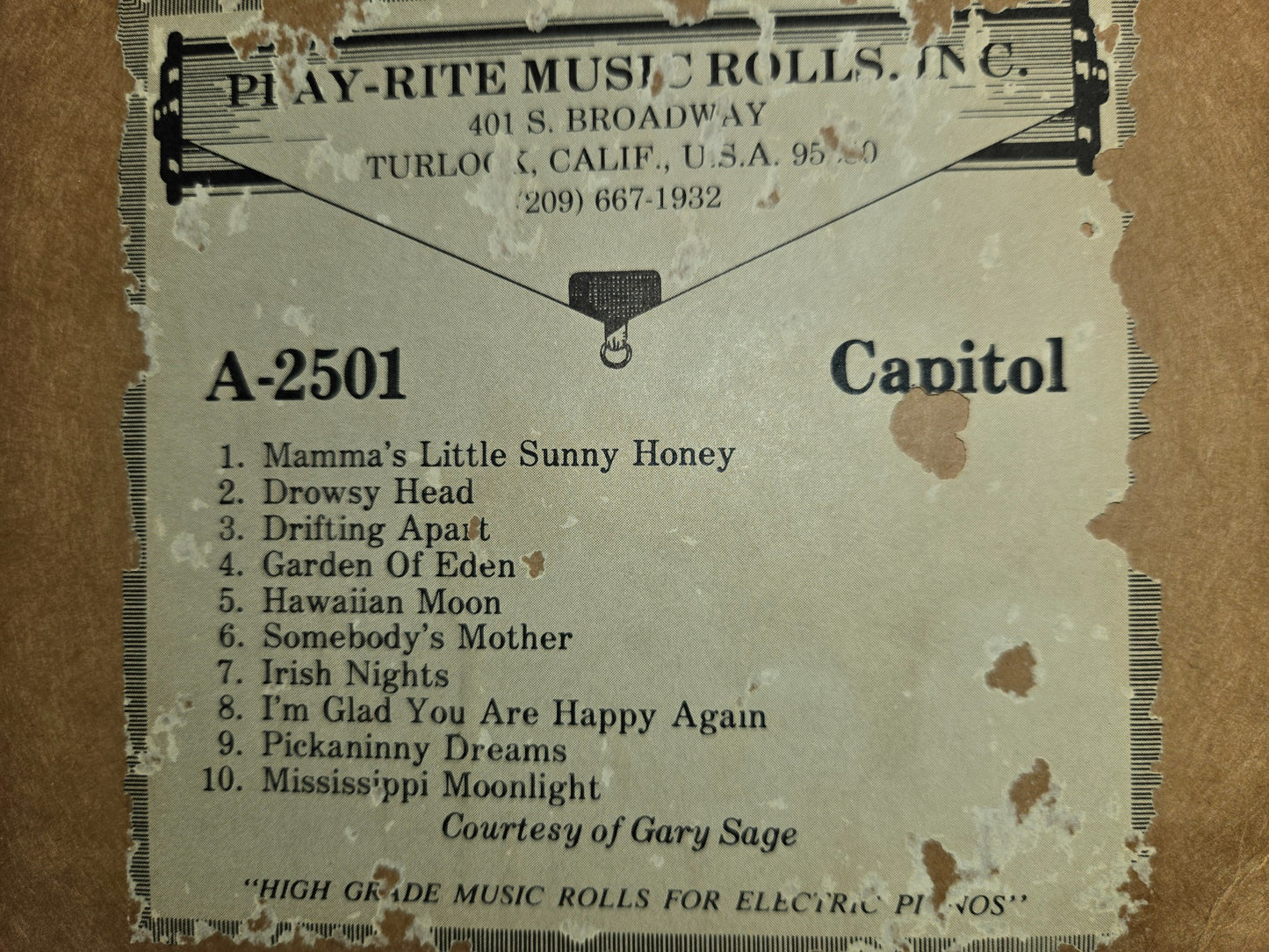A-Roll A-2501 RECUT Nickelodeon Roll Mamma's Little Sunny Honey