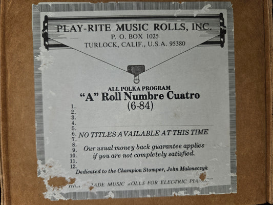 A-Roll A-6-84 RECUT Nickelodeon Roll All Polka Program