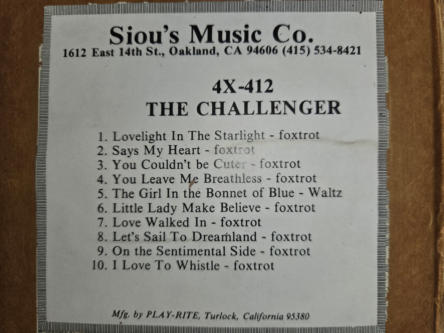 4X-Roll 4X-412 RECUT Nickelodeon Roll The Challenger