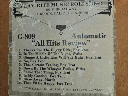 G-Roll G-809 RECUT Nickelodeon Roll All Hits Review