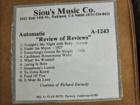 A-Roll A-1243 RECUT Nickelodeon Roll Review of Reviews
