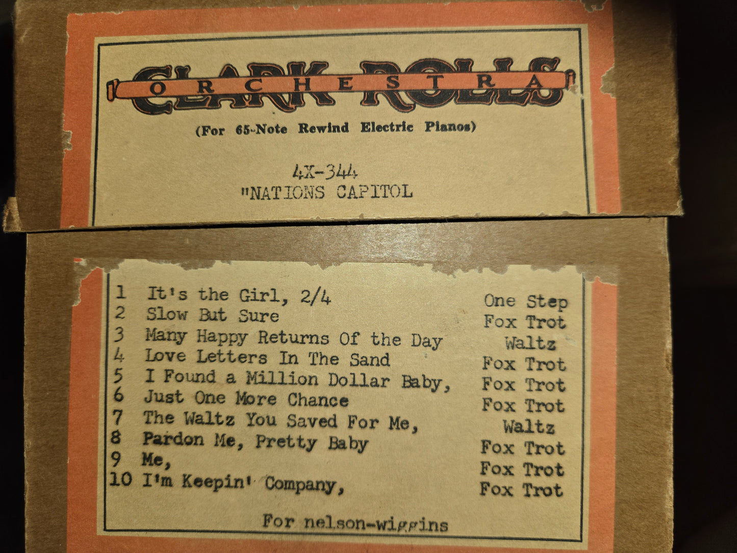 4X-Roll 4X-344 RECUT Nickelodeon Roll Nations Capitol