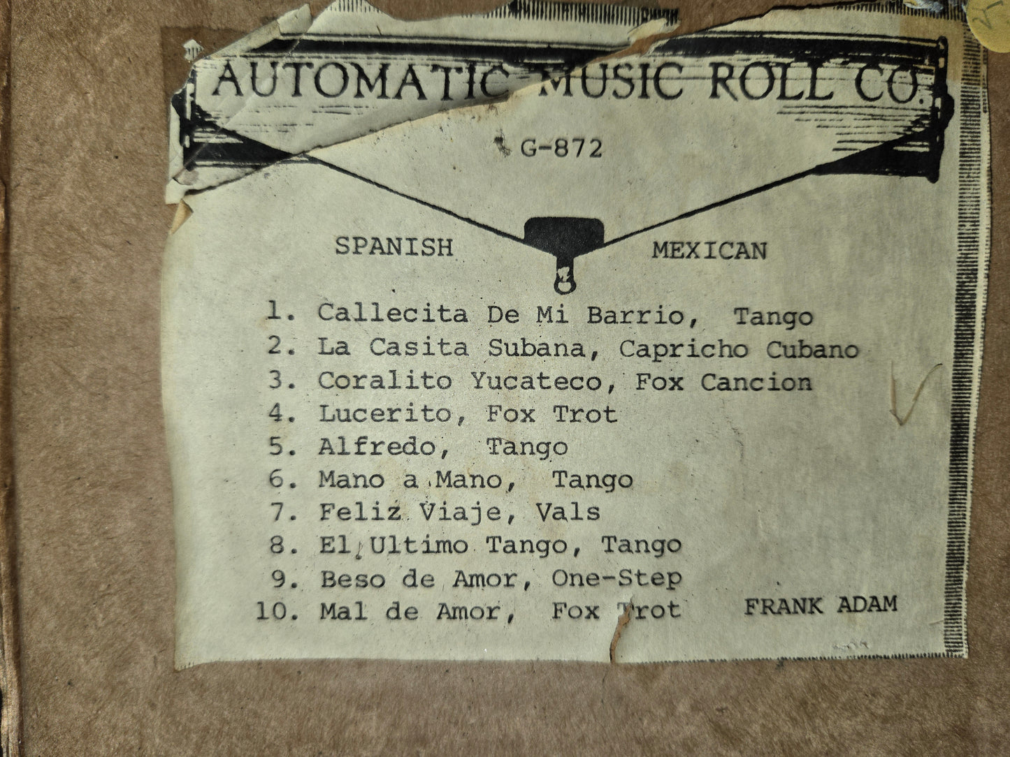 G-roll G-872 RECUT Nickelodeon Roll Spanish Mexican