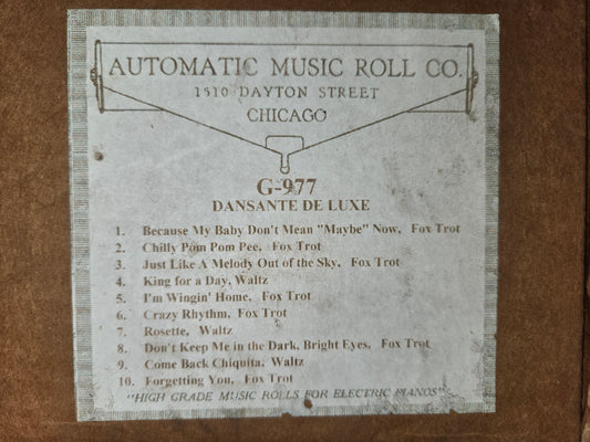 G-Roll G-977 RECUT Nickelodeon Roll Dansante De Luxe