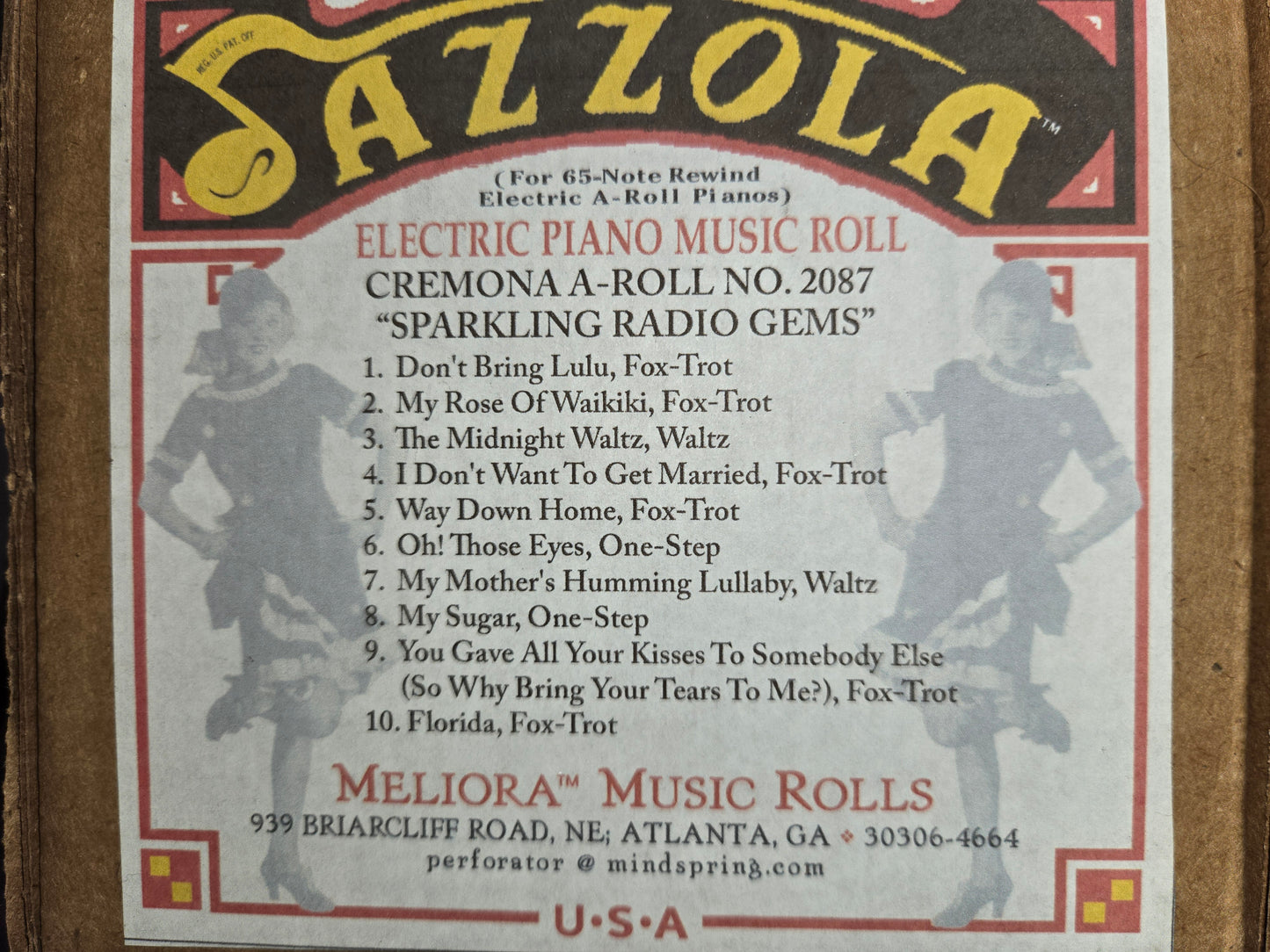 A-Roll A-2087 RECUT Nickelodeon Roll Sparkling Radio Gems Jazzola