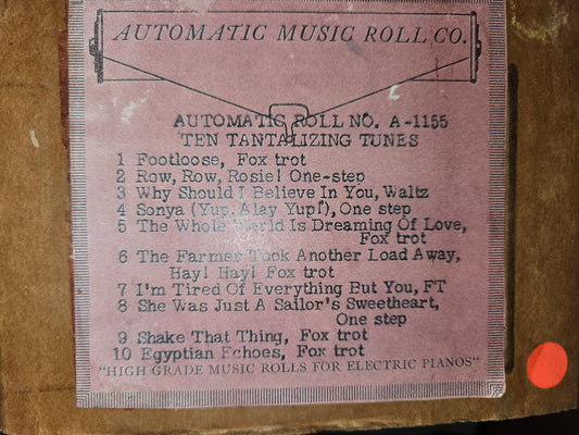 A-Roll A-1155 RECUT Nickelodeon Roll Ten Tentalizing Tunes