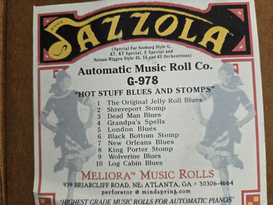 G-Roll G-978 RECUT Nickelodeon Roll Hot Stuff Blues and Stomps