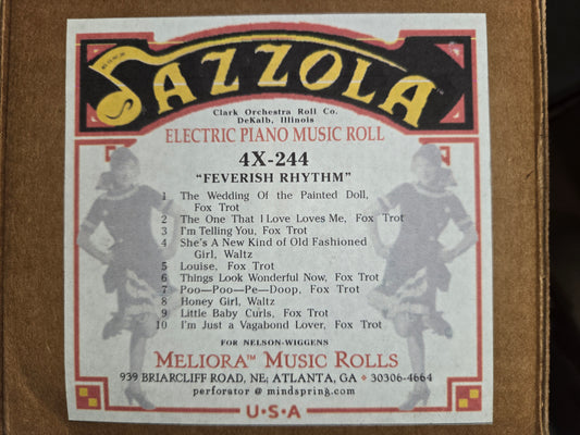 4X-Roll 4X-244 RECUT Nickelodeon Roll Feverish Rhythm JAZZOLA