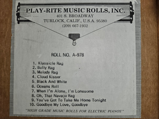 A-Roll A-978 RECUT Nickelodeon Roll Klassicle Rag