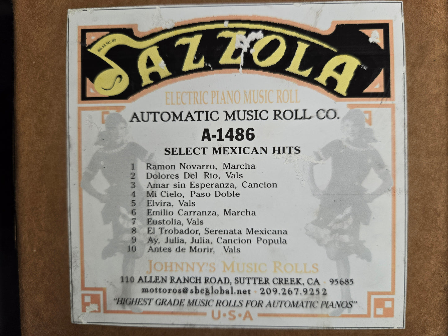 A-roll A-1486 RECUT Nickelodeon Roll Select Mexican Hits