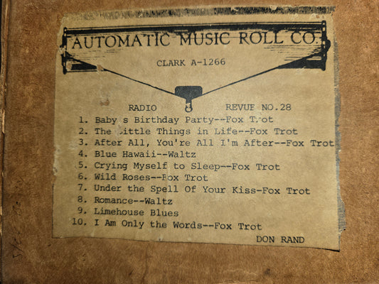 A-Roll A-1266 RECUT Nickelodeon Roll Radio Revue No 28