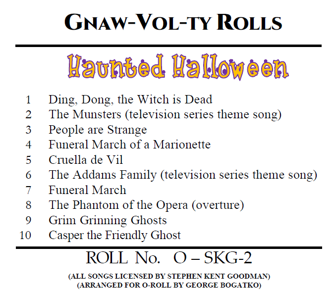 O-Roll O-SKG-2 Nickelodeon Roll Halloween Songs - NEW 2026 RECUT